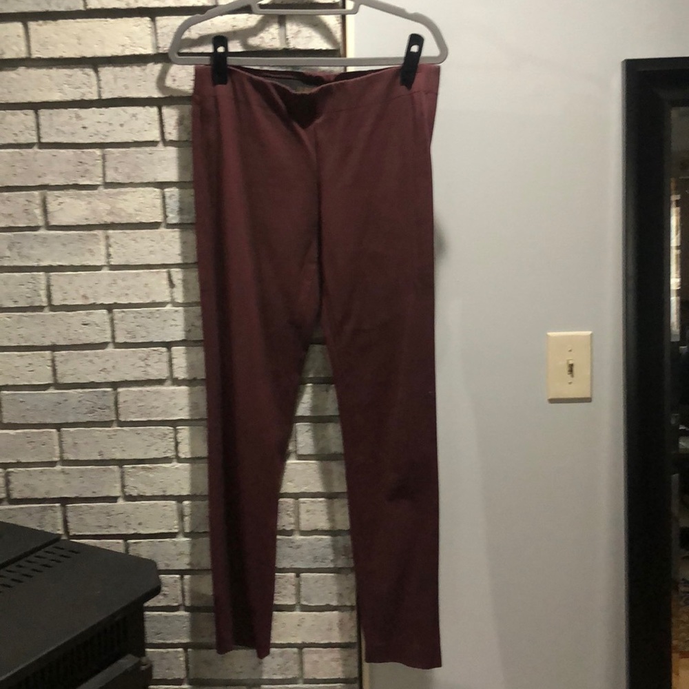 Straight leg stretchy dress pants